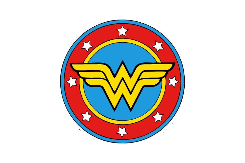 Famous Superhero Logos wonder woman