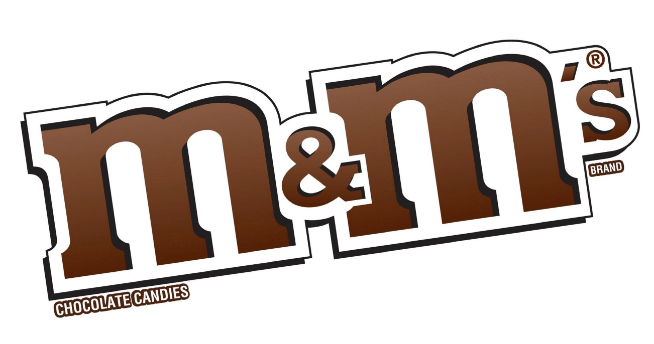 M M Sign The History Of The M&M Logo - Hatchwise