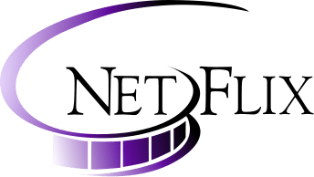 first netflix logo 1997 purple and black