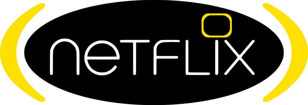 second netflix logo 2000 black and yellow
