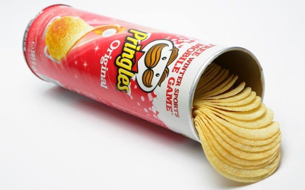 pringles in a can