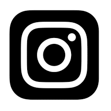 Black and white Instagram logo