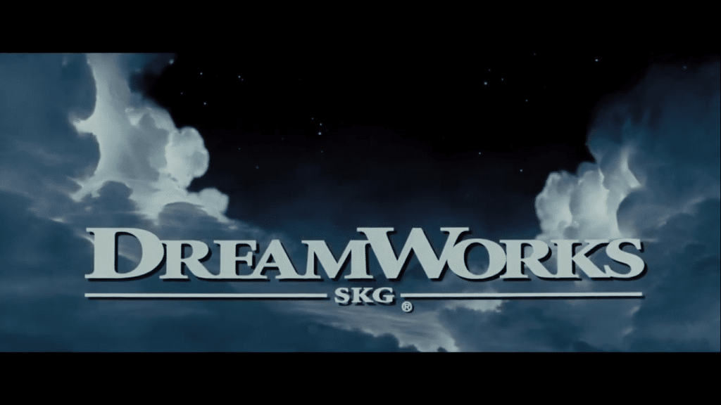 Dreamworks Logo on tv screen