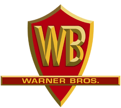 warner brothers logo in color 1970
