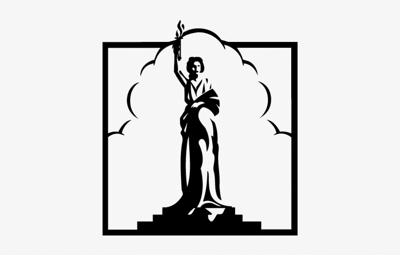 Columbia Pictures logo lady with torch detail
