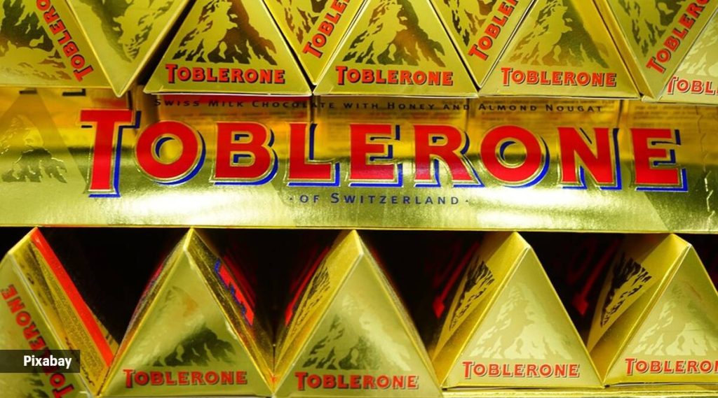 Toblerone chocolate bars