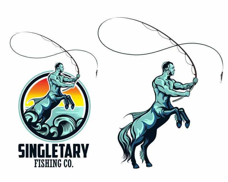 Featured Design Contest: Singletary Fishing Co.- Fishing Mascot Design  Contest - Hatchwise