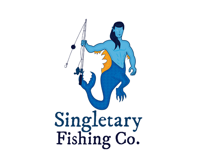 Featured Design Contest: Singletary Fishing Co.- Fishing Mascot