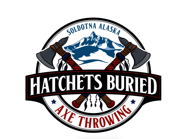 Featured Design Contest: Hatchets Buried – Axe Throwing Business image 12 1