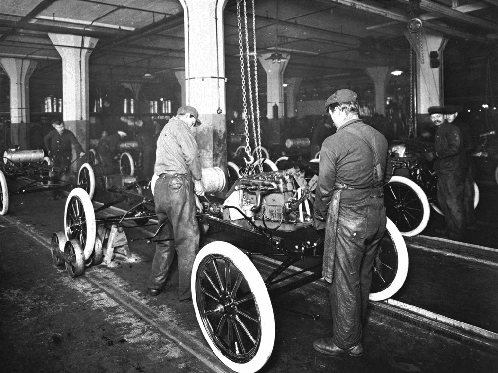 car s being built